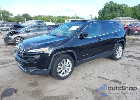 2016 Jeep Cherokee Limited z USA, uszkodzony, nr VIN 1C4PJMDS6GW251949